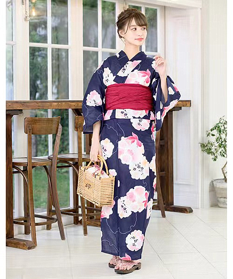 Women'S Formal Traditional Wear - Japanese Kimono Yukata Women Purple Traditional