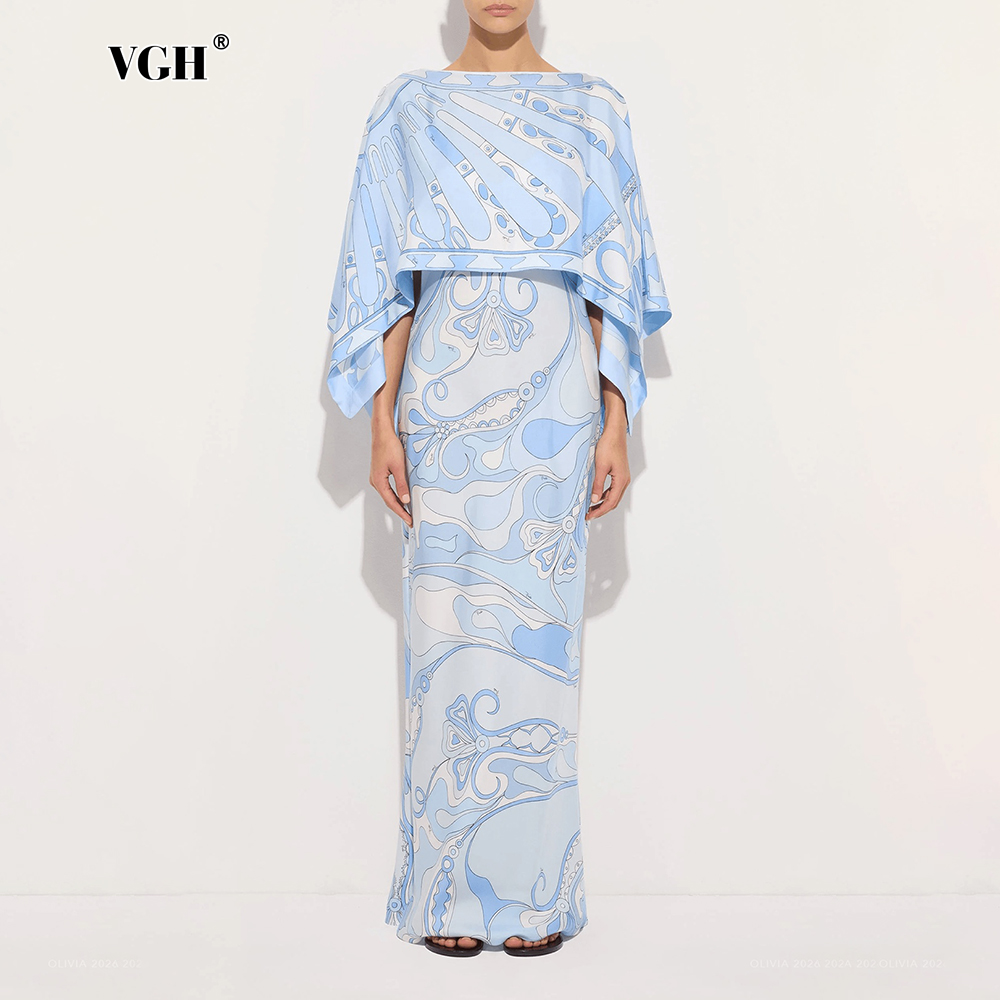 VGH Light Blue Abstract Print  - Female Formal Wear review and price