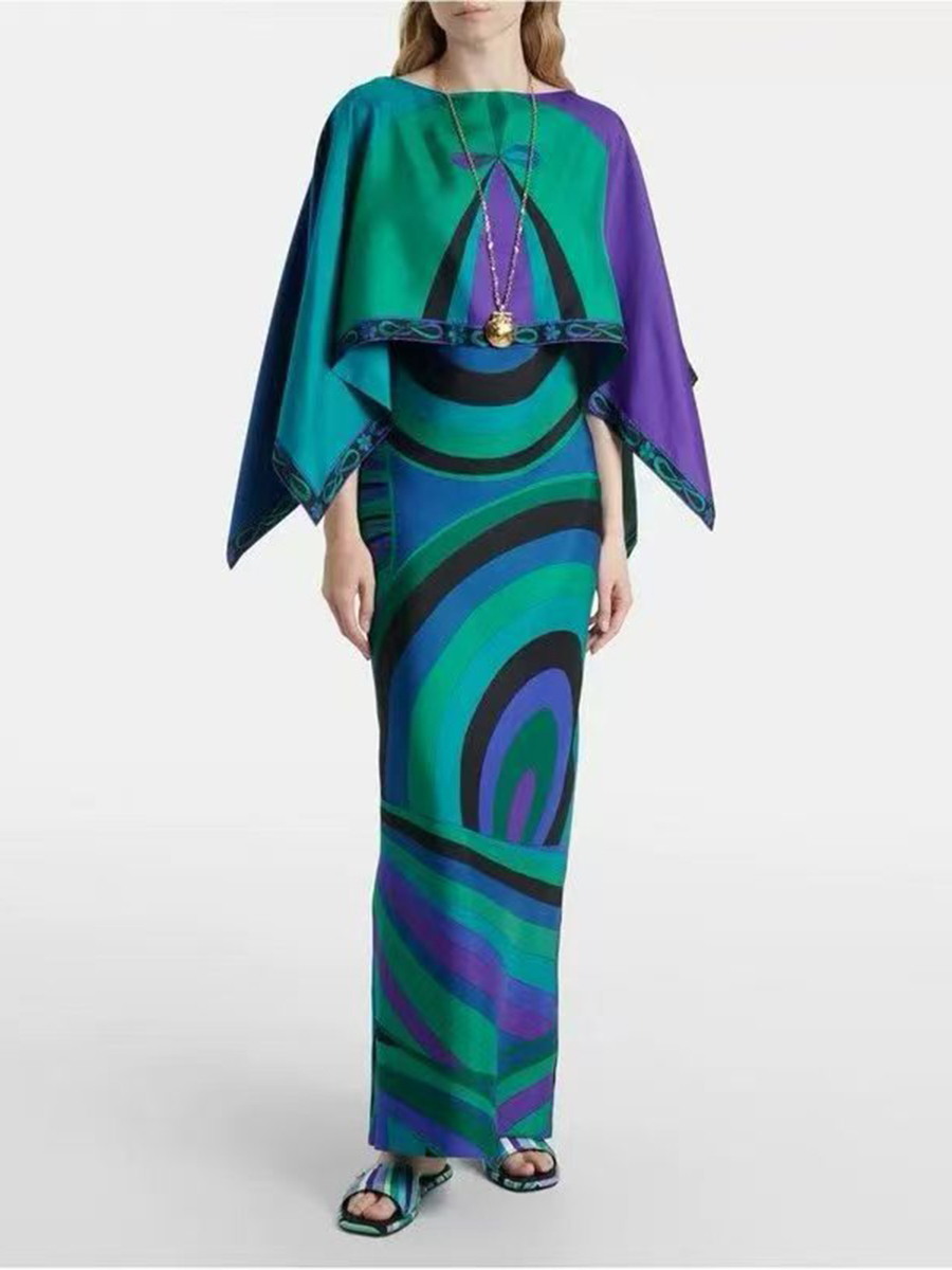 VGH Light Blue Abstract Print  - Female Formal Wear review and price