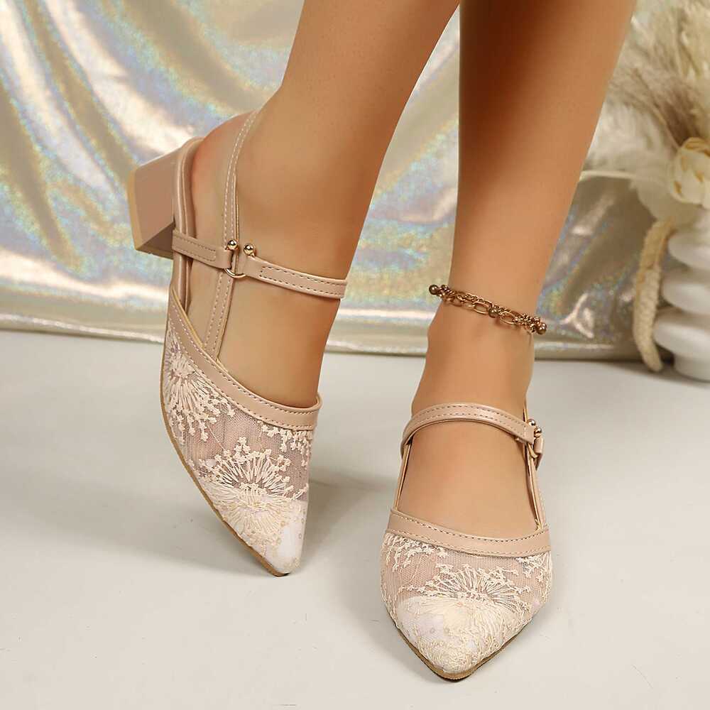 Ladies' Breathable Lace Slingb - Slingback Heel Formal review and price
