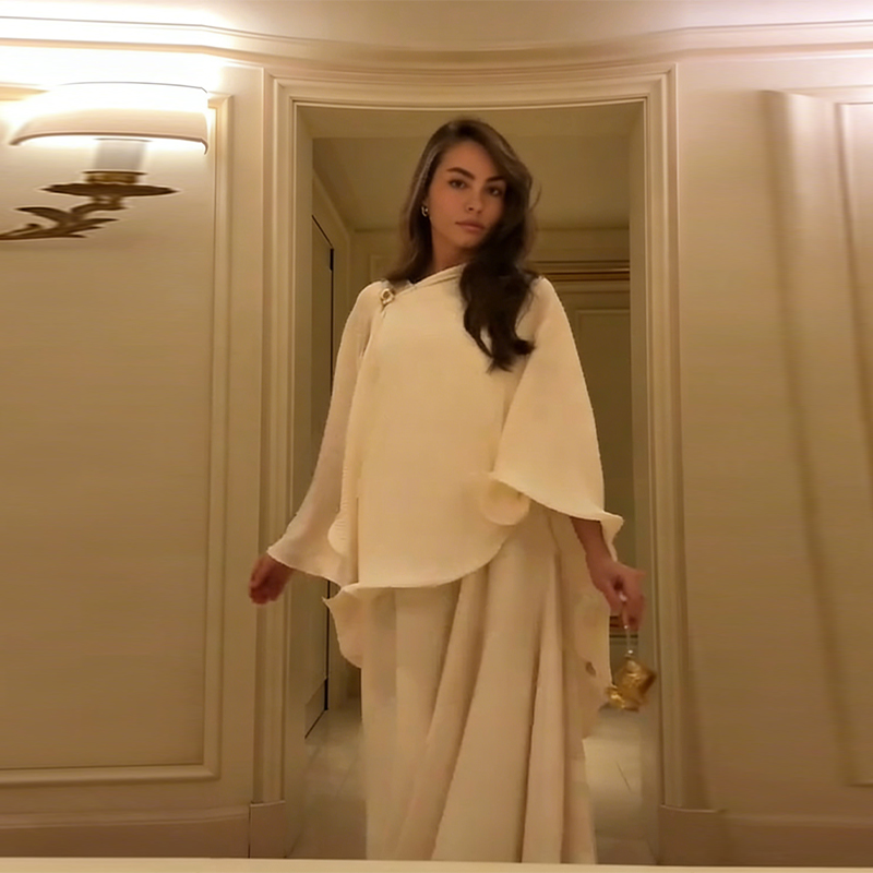 Romantic Graceful Shawl Dress  - Female Formal Wear review and price