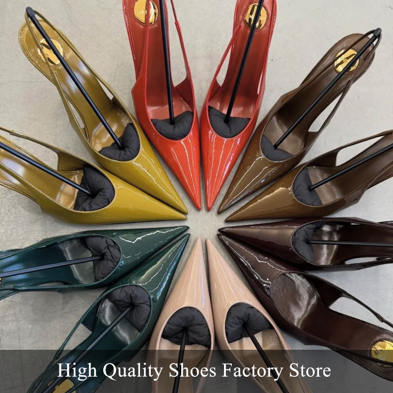 Elegant Nude Gloss Patent Leat - Slingback Heel Formal review and price