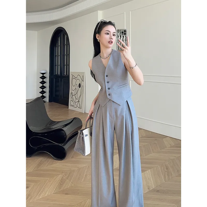 Women's Sleeveless Vest Wide-L - Female Formal Wear review and price