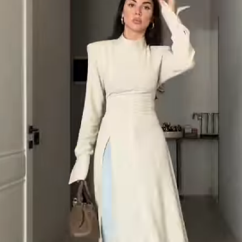 Women's Elegant High Neck Long - Female Formal Wear review and price