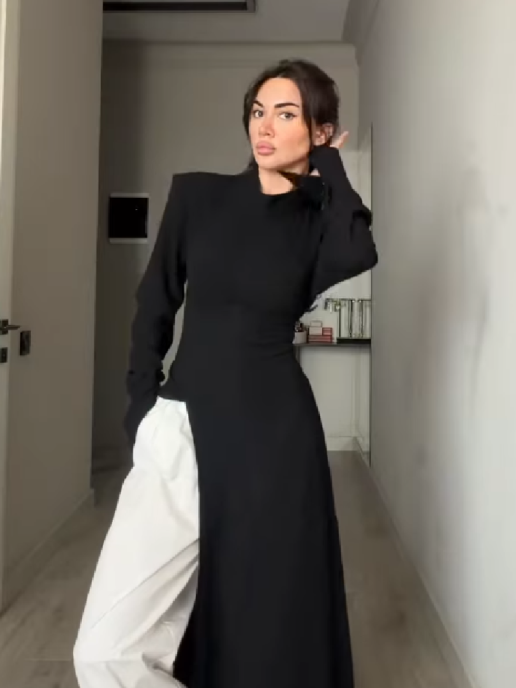 Women's Elegant High Neck Long - Female Formal Wear review and price
