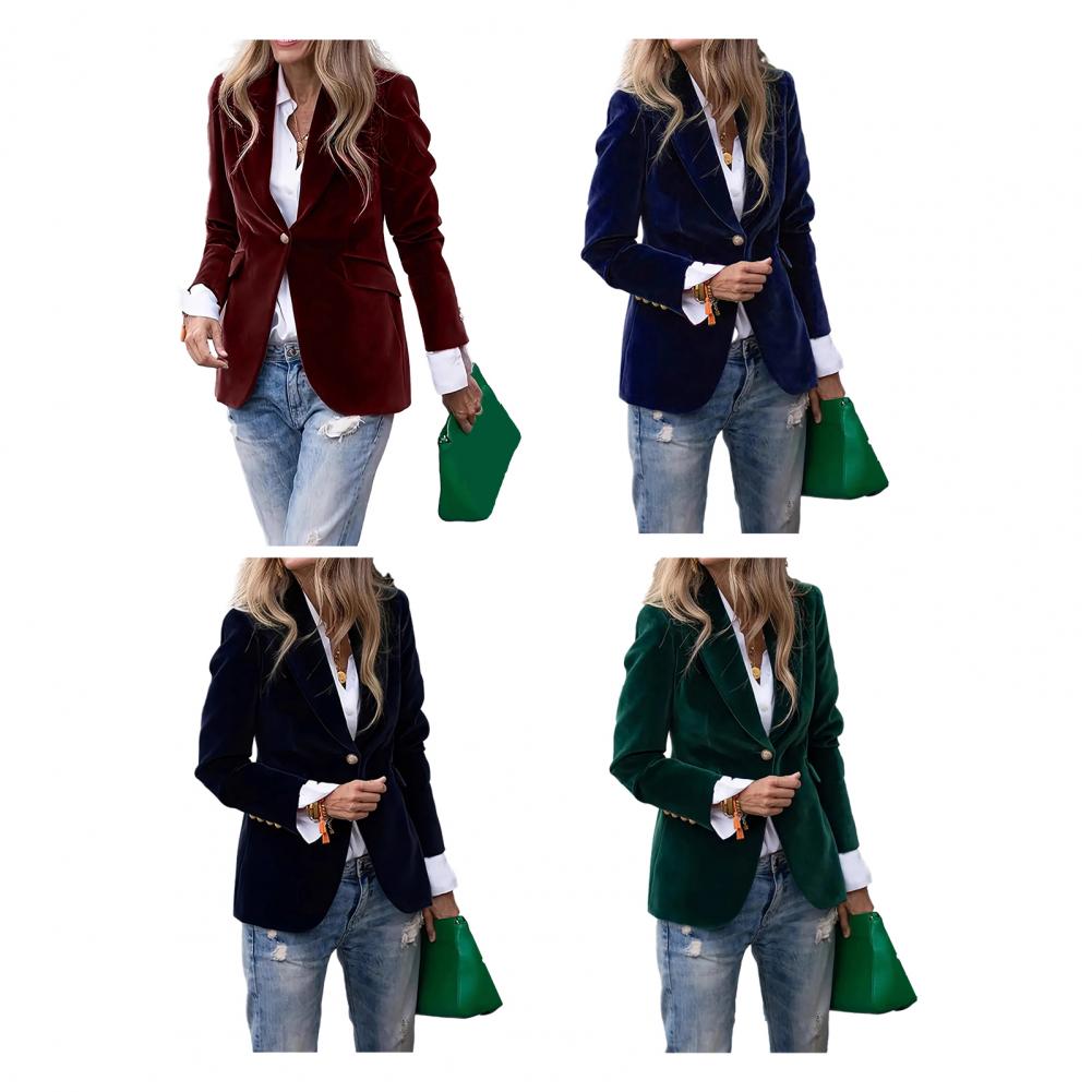 Velvet Large Size Women Prom P - Women Formal Wear Blazers review and price