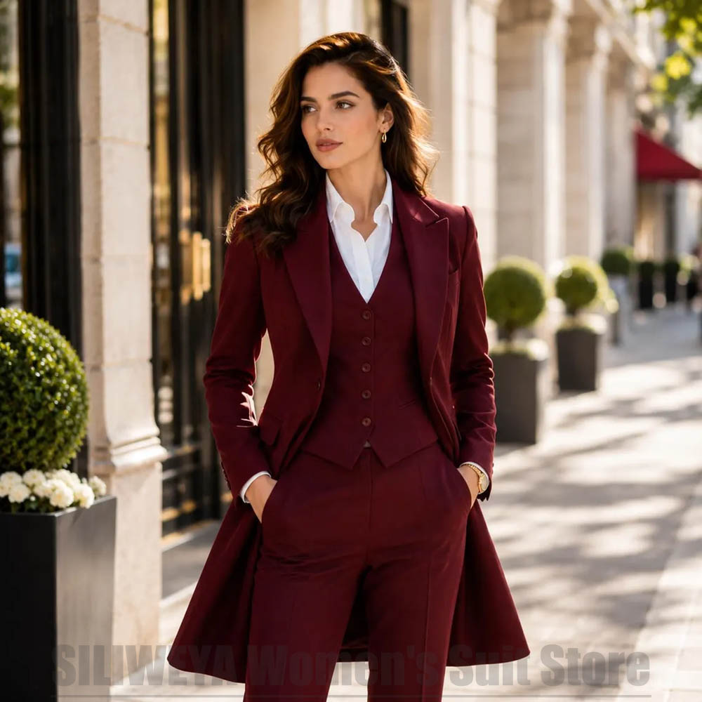 Fashion Women 3 Piece Suit Ele - Women Formal Wear Blazers review and price