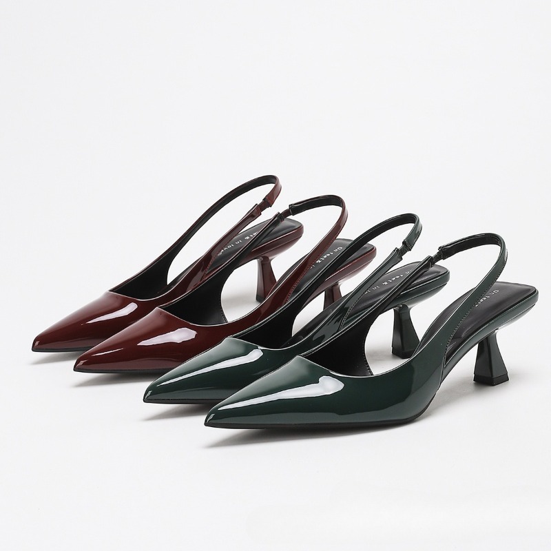Elegant Backless High Heels Wo - Slingback Heel Formal review and price