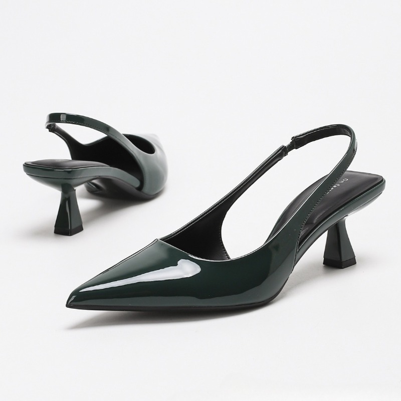 Elegant Backless High Heels Wo - Slingback Heel Formal review and price