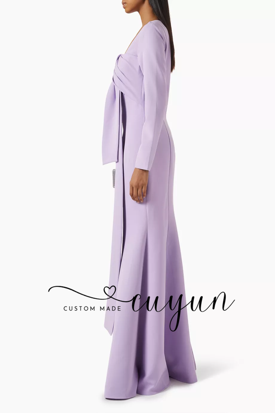 CUYUN Customized Lavender Wome - Women'S Formal Dinner Wear review and price