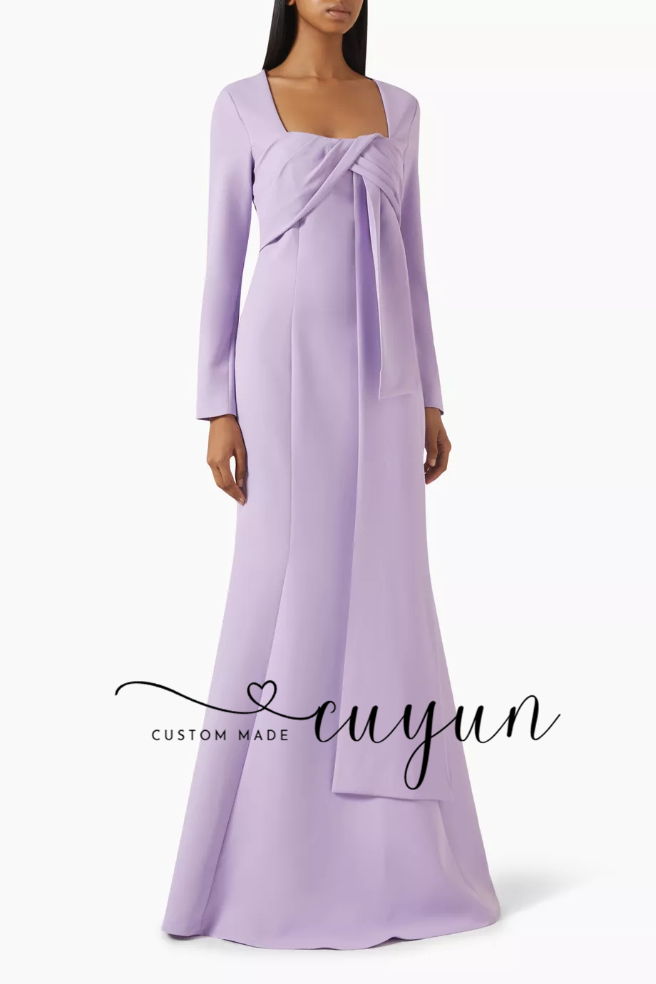 CUYUN Customized Lavender Wome - Women'S Formal Dinner Wear review and price