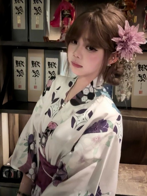 Traditional Purple Kimono Bath - Women'S Formal Traditional Wear review and price