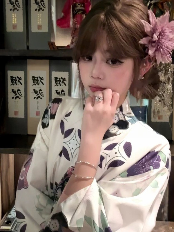 Traditional Purple Kimono Bath - Women'S Formal Traditional Wear review and price