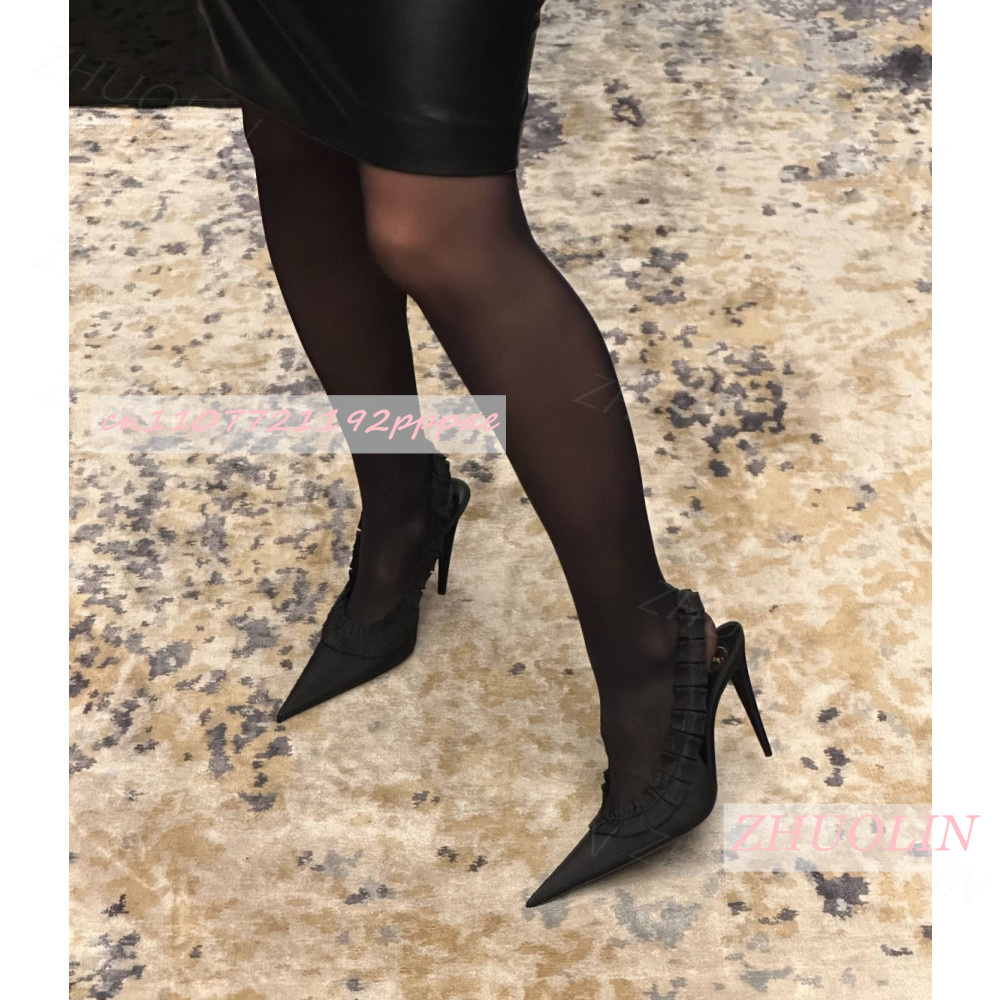 Slingback Heels Burgundy Pleat - Slingback Heel Formal review and price
